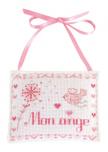 Decoration "Mon Ange" - Pink Decoration "Mon Ange" - Pink
