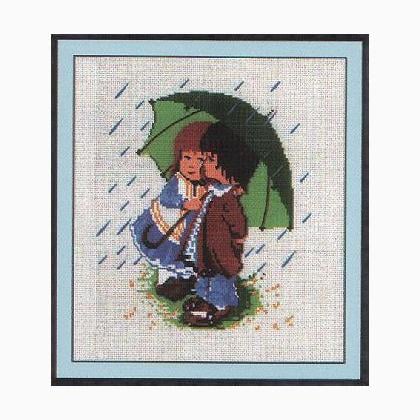 Two under the umbrella