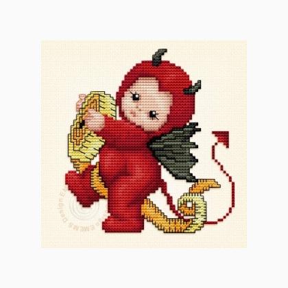 jim shore stitch devil