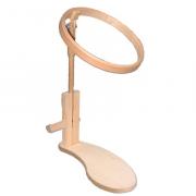 Seat frame with hoop