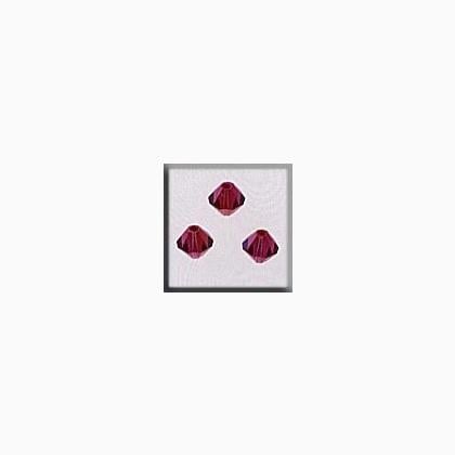 13063 Rondele Champagne Fuschia 4mm