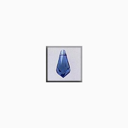 13055 Very Small Teardrop Sapphire AB