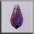 13052 Very Small Teardrop Amethyst AB