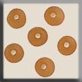 12264 Round Bead Matte Topaz