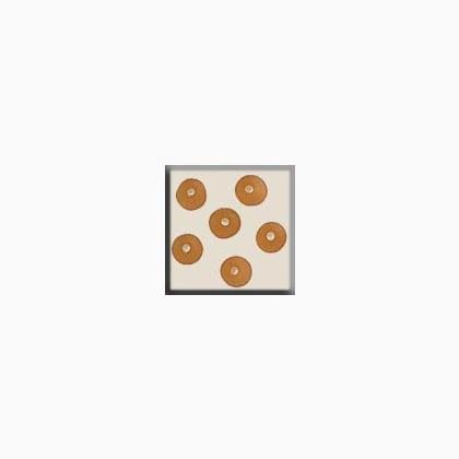 12264 Round Bead Matte Topaz