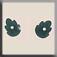 12230 Petite Leaves Matte Dark Green