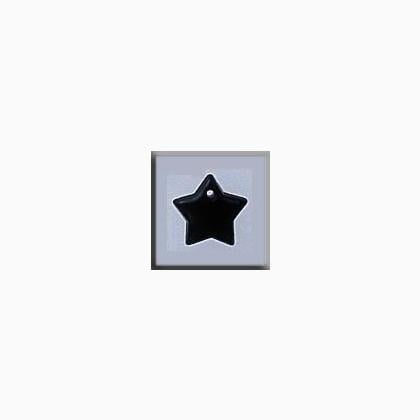 12221 Small Flat Star Black