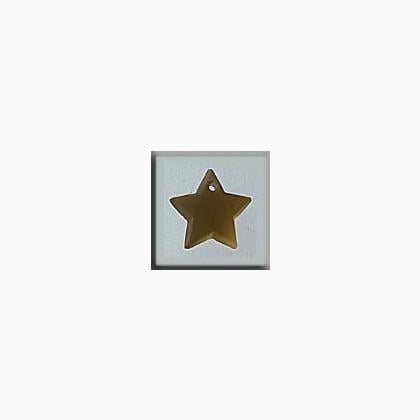 12167 Medium Star Matte Light Topaz