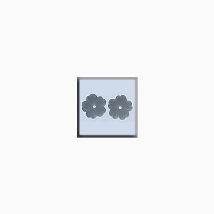 12118 Petite Flower Matte Silver
