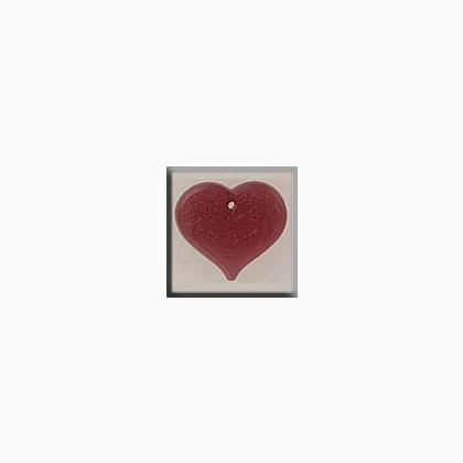 12114 Medium Floral Embossed Heart Rose
