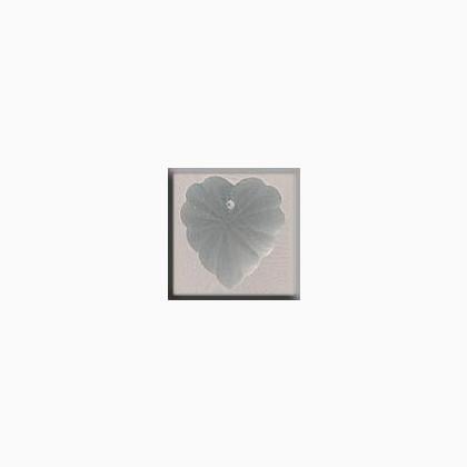12070 Frosted Starburst Heart Matte Crystal