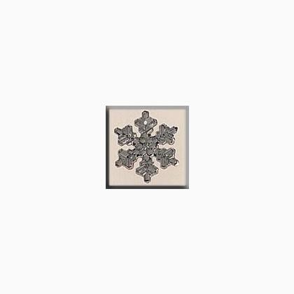 12037 Medium Snowflake Crystal Bright