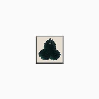 12033 Modified Fleur de Lis Green Turmaline