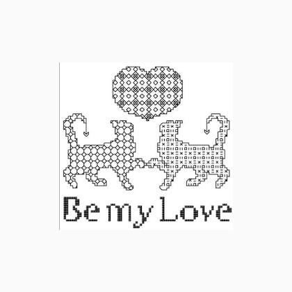 Be My Love - Blackwork