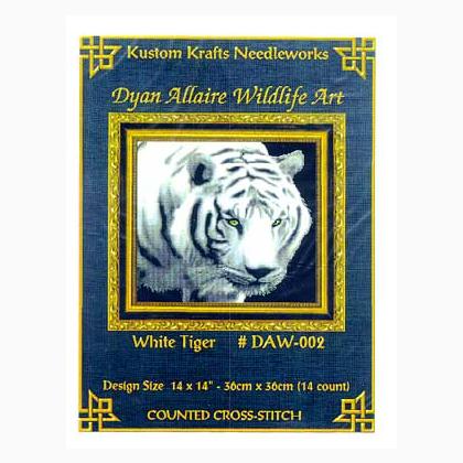 white tiger from kustom krafts cross stitch charts kustom krafts cross stitch charts