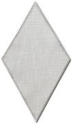 Diamond Doily - White 18x32