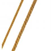 Cord: Gold 5mm.