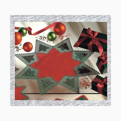 Star Doily (large) - Silver 32x32