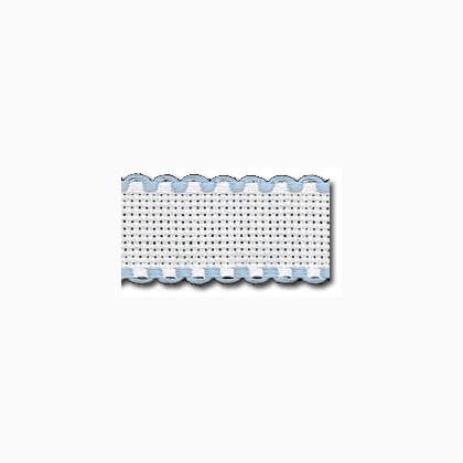 Aida Band 16ct.: White/Light Blue