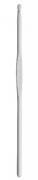 Wool Crochet Hook with Flat Thumb Rest - 4 mm Grey