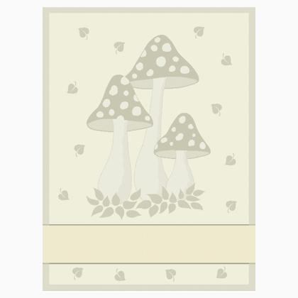 Come una volta: kitchen towel Funghetti