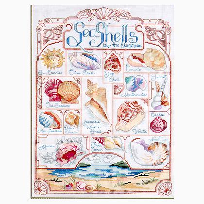 Seashells From The Janlynn Corporation - Cross Stitch Charts - Cross ...