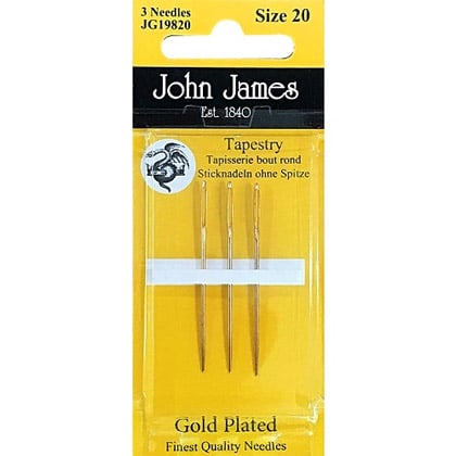 Gold Neddlepoint Needle 20