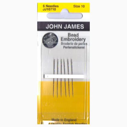 Bulk John James 10 SHORT TAPESTRY Beading Needles 