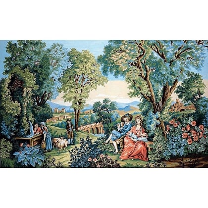 Romantic landscape, 18th Century Style