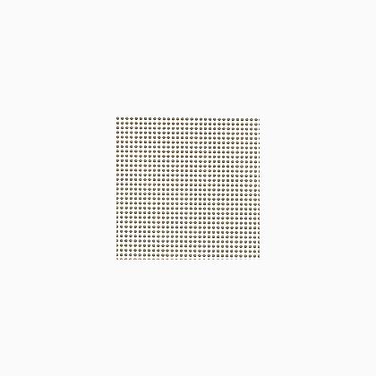 Perforated PVC: white