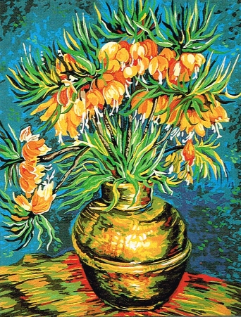Les Fritillaries d\'apres Van Gogh