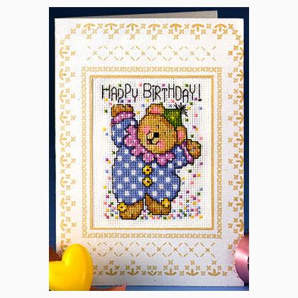Card: Happy Birthday From Design Works Crafts - Needlework - Miscellanea -  Cross-Stitch Kits Kits - Casa Cenina