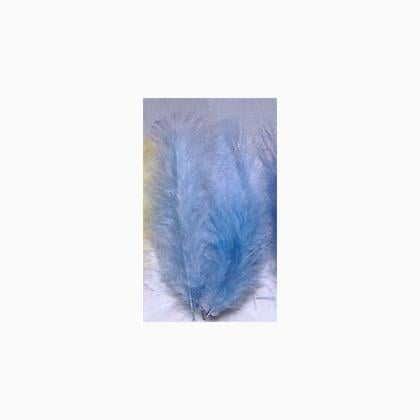 Piume 12 cm: colore celeste