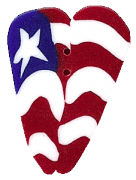 3305X - Extra Large Liberty Heart