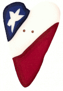 3426L - Large Heart Flag