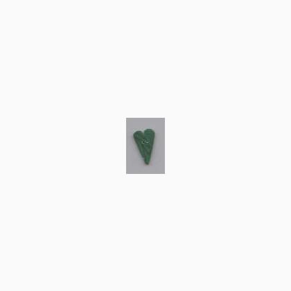 3339M - Green Velvet Medium Heart