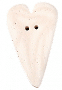 3336L - White Velvet Large Heart