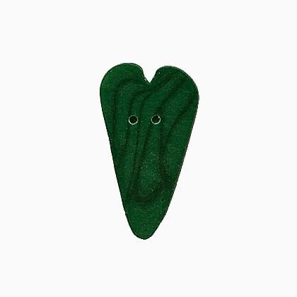 3339L - Green Velvet Large Heart