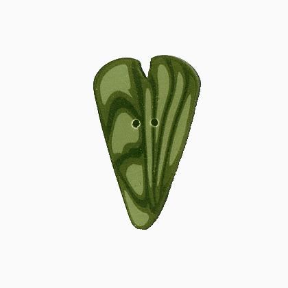 3424L - Large Sage Green Heart