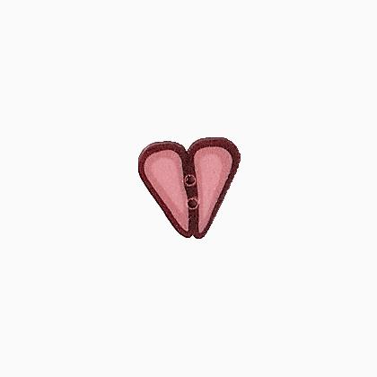 NH1007C - Coral Heart