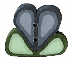 NH1007BF - Blue Heart Flower