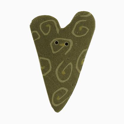 NH1044X - Extra Large Green Nancy\'s Heart