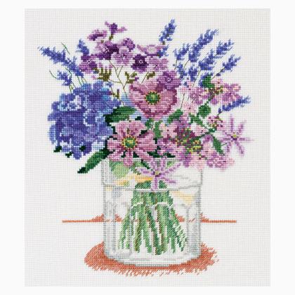 Kit Broderie DMC 'Bouquet Cosmos' - Broderie Traditionnelle Avec Fils Et Instructions - 4