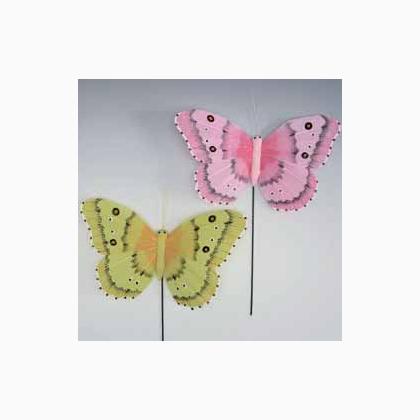 Feather Butterfly - 18cm (two)