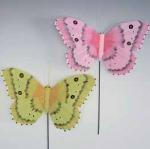 Feather Butterfly - 18cm (two)