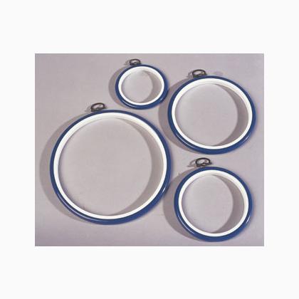 Round flexi hoops: white 17.5