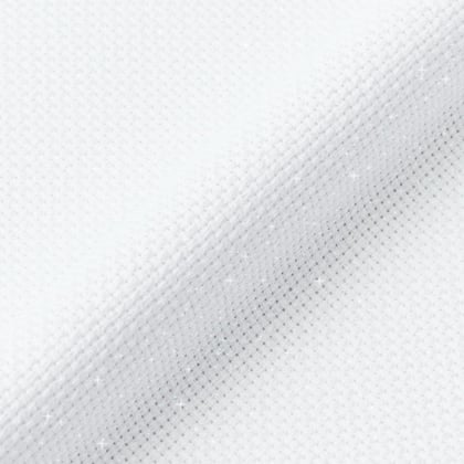 AIDA DMC 14ct. Iridiscent: White