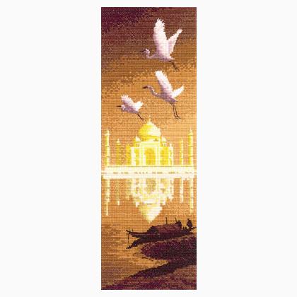 John Clayton Cross Stitch Taj Mahal International Heritage Kit di salute mentale Org. 