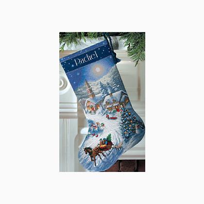 Sleigh Ride at Dusk Stocking
