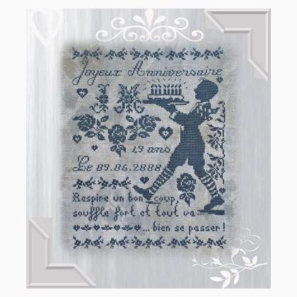 Joyeux Anniversaire From Isabelle Vautier Cross Stitch Charts Cross Stitch Charts Casa Cenina